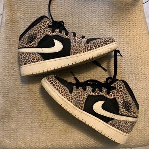 Cheetah air Jordans youth 4 1/2 women’s 6